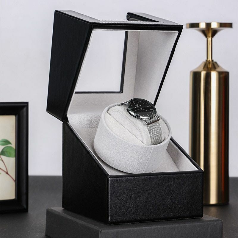 faux leather single winder