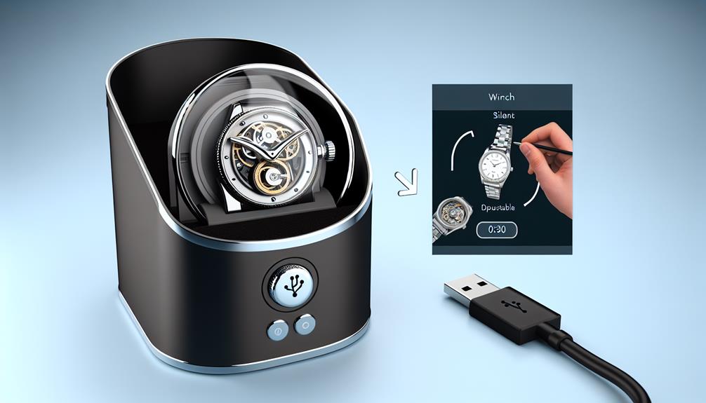 efficiency of usb winders