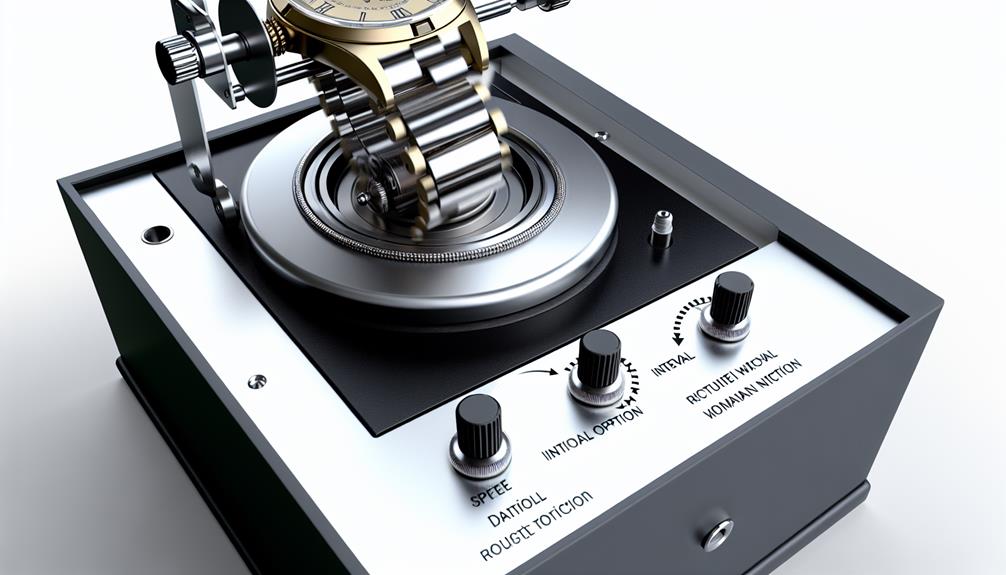 rotating watch winder mechanisms